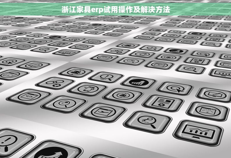 浙江家具erp试用操作及解决方法