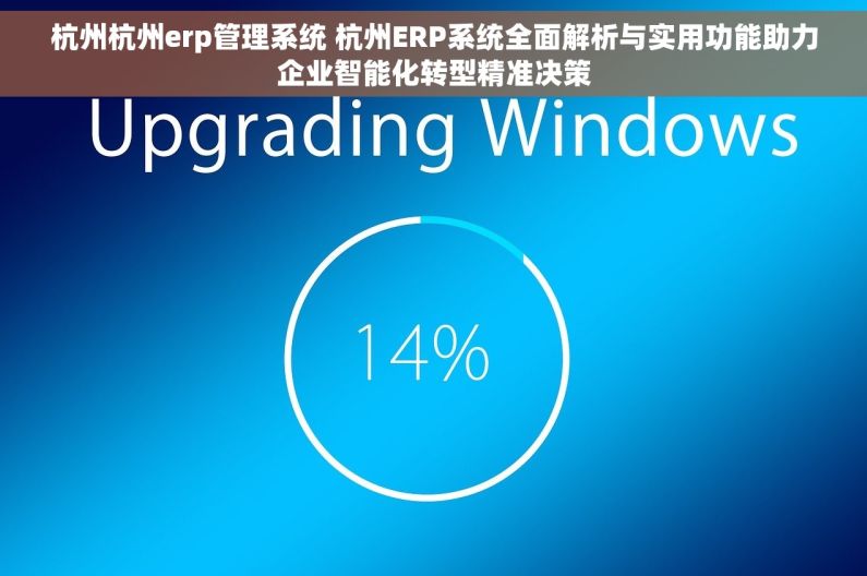 杭州杭州erp管理系统 杭州ERP系统全面解析与实用功能助力企业智能化转型精准决策
