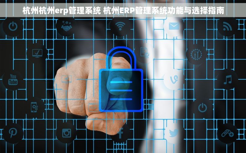 杭州杭州erp管理系统 杭州ERP管理系统功能与选择指南