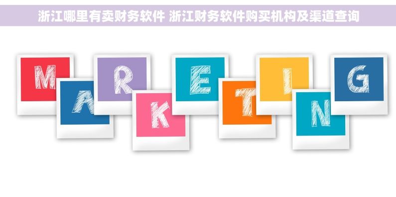 浙江哪里有卖财务软件 浙江财务软件购买机构及渠道查询