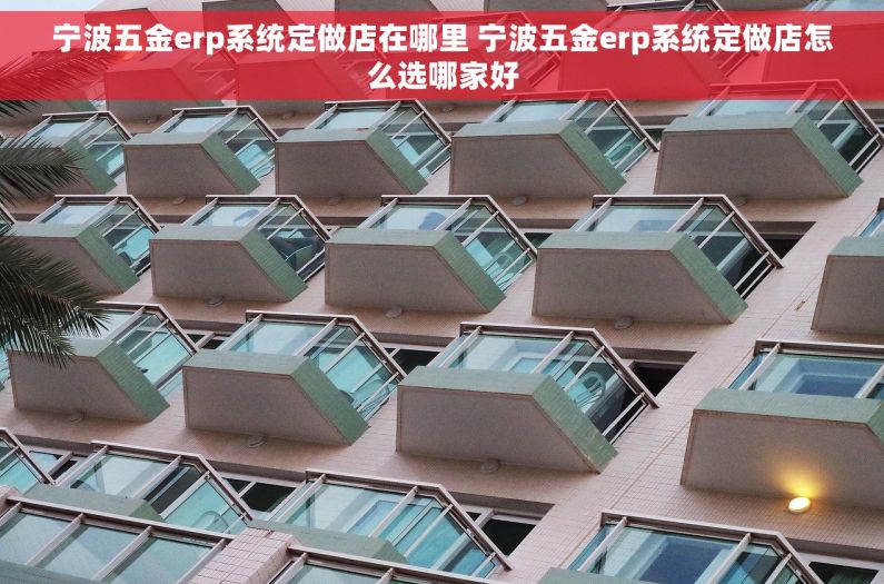 宁波五金erp系统定做店在哪里 宁波五金erp系统定做店怎么选哪家好