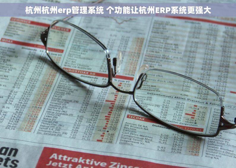 杭州杭州erp管理系统 个功能让杭州ERP系统更强大