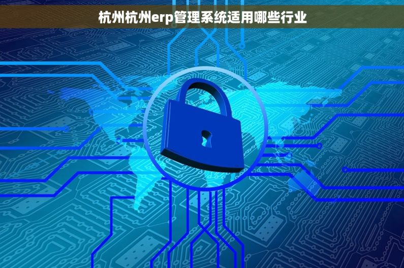 杭州杭州erp管理系统适用哪些行业