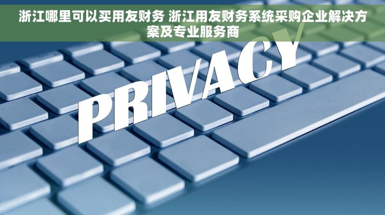 浙江哪里可以买用友财务 浙江用友财务系统采购企业解决方案及专业服务商