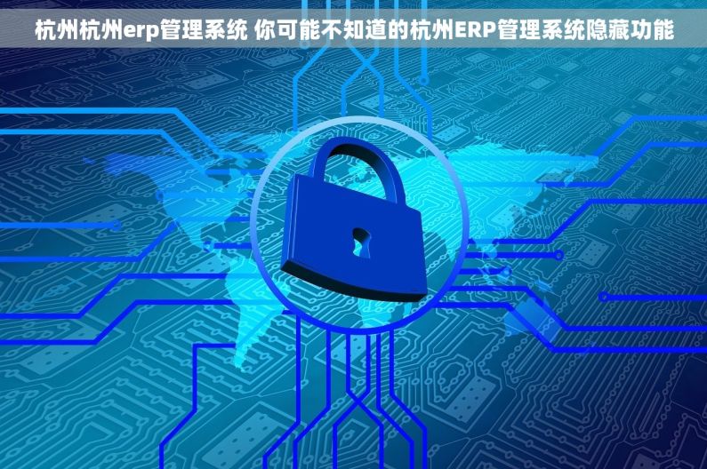 杭州杭州erp管理系统 你可能不知道的杭州ERP管理系统隐藏功能