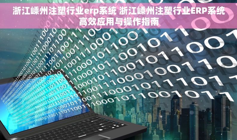 浙江嵊州注塑行业erp系统 浙江嵊州注塑行业ERP系统高效应用与操作指南