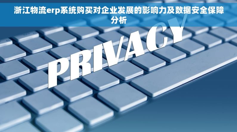 浙江物流erp系统购买对企业发展的影响力及数据安全保障分析