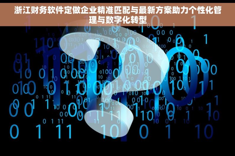 浙江财务软件定做企业精准匹配与最新方案助力个性化管理与数字化转型
