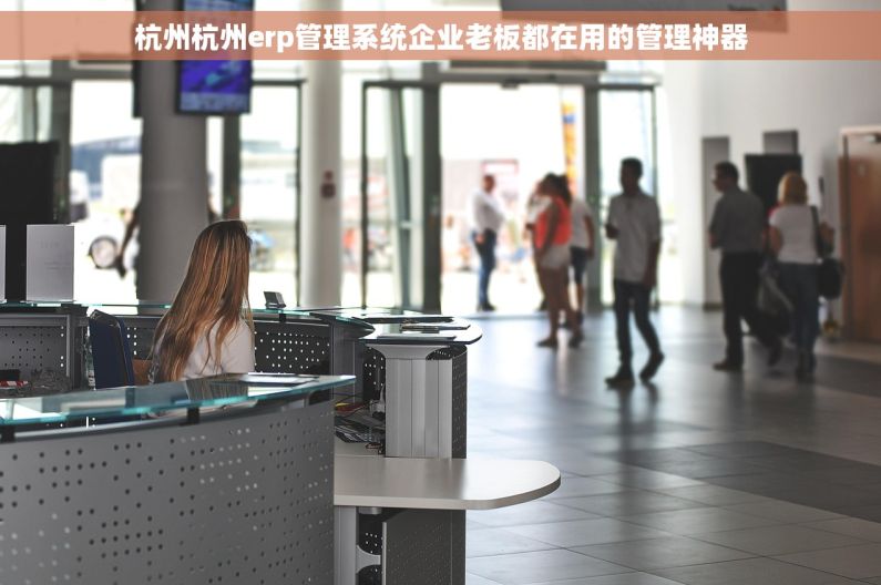 杭州杭州erp管理系统企业老板都在用的管理神器