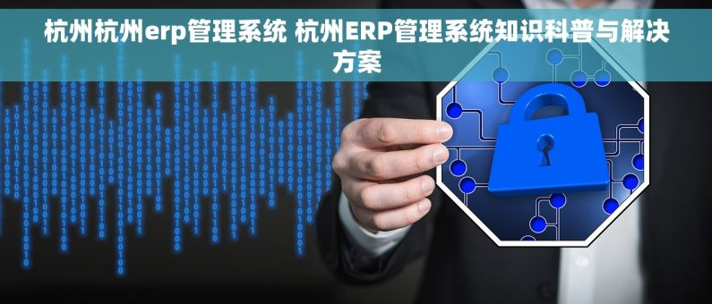 杭州杭州erp管理系统 杭州ERP管理系统知识科普与解决方案