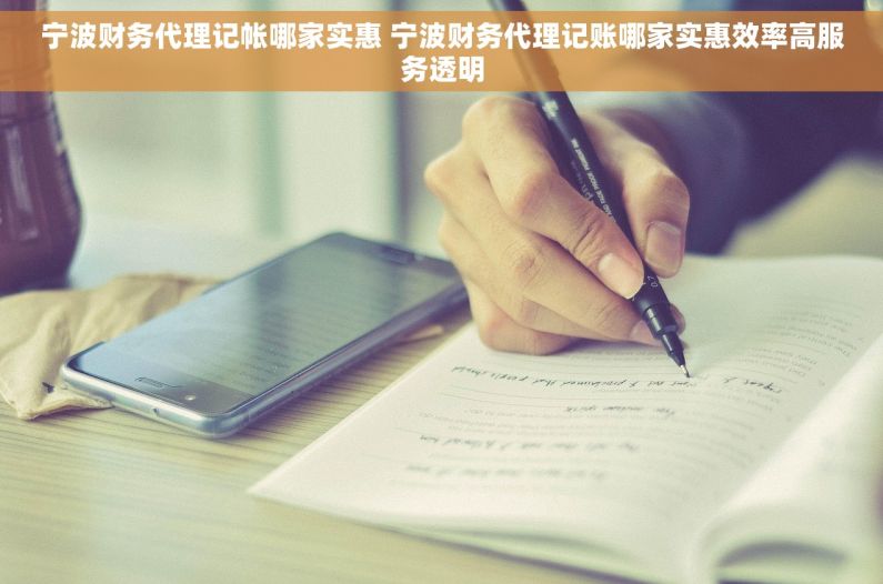 宁波财务代理记帐哪家实惠 宁波财务代理记账哪家实惠效率高服务透明