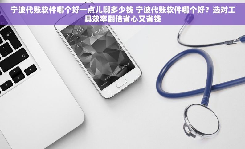 宁波代账软件哪个好一点儿啊多少钱 宁波代账软件哪个好？选对工具效率翻倍省心又省钱