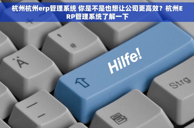 杭州杭州erp管理系统 你是不是也想让公司更高效？杭州ERP管理系统了解一下