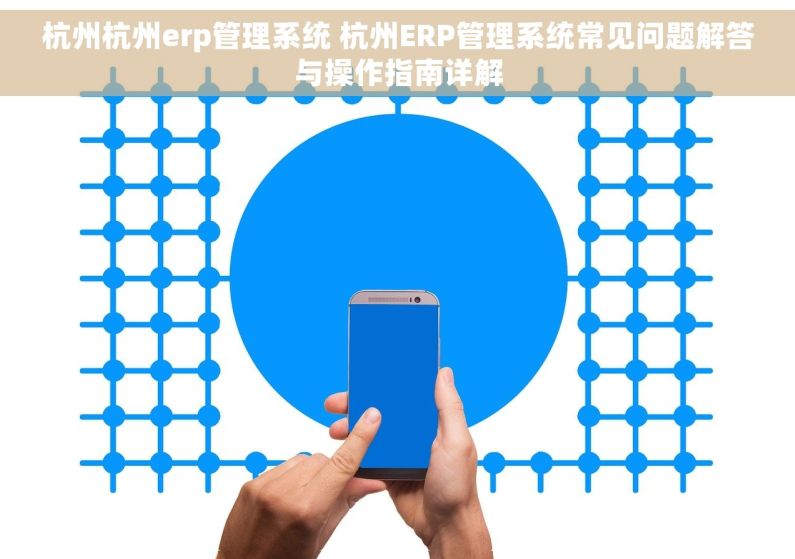 杭州杭州erp管理系统 杭州ERP管理系统常见问题解答与操作指南详解