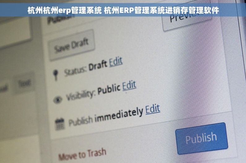 杭州杭州erp管理系统 杭州ERP管理系统进销存管理软件