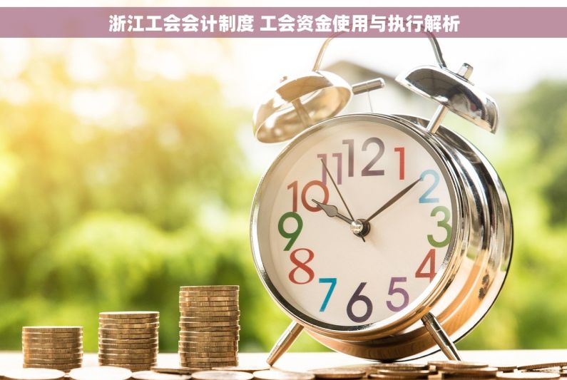 浙江工会会计制度 工会资金使用与执行解析
