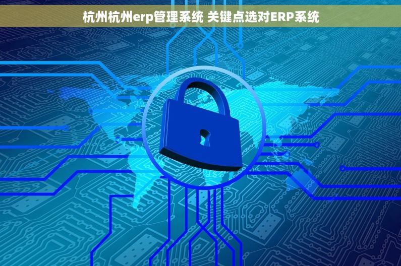 杭州杭州erp管理系统 关键点选对ERP系统