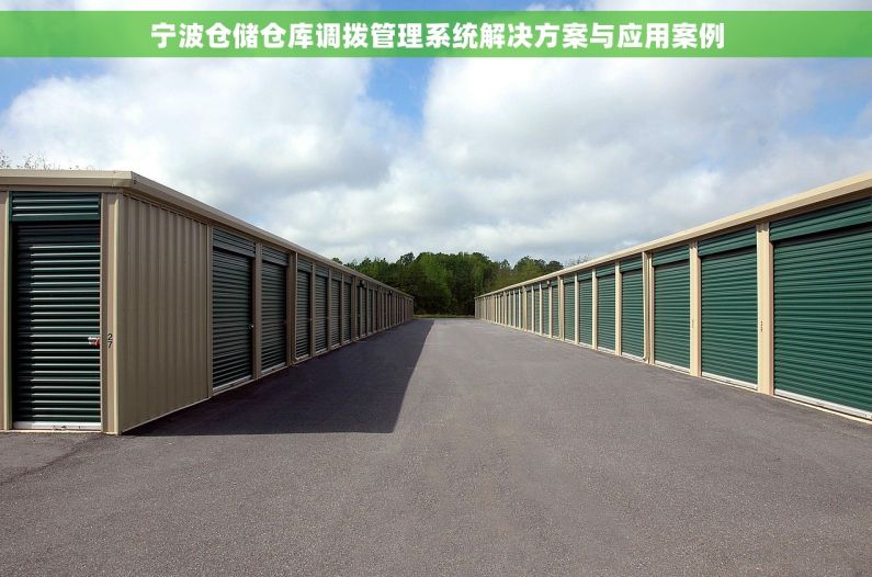 宁波仓储仓库调拨管理系统解决方案与应用案例