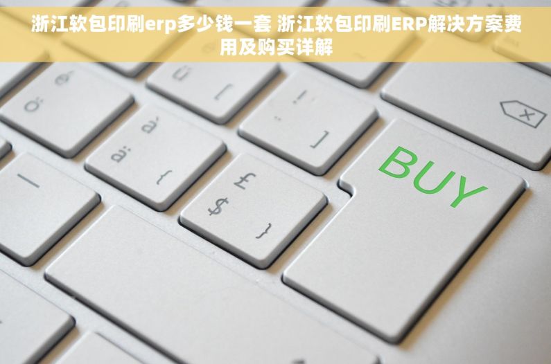 浙江软包印刷erp多少钱一套 浙江软包印刷ERP解决方案费用及购买详解