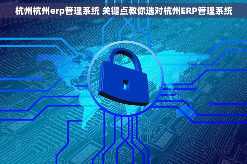 杭州杭州erp管理系统 关键点教你选对杭州ERP管理系统