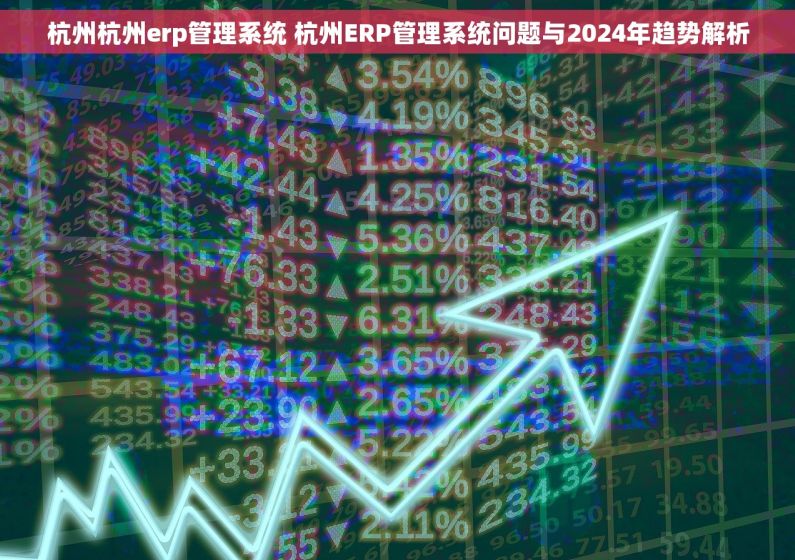 杭州杭州erp管理系统 杭州ERP管理系统问题与2024年趋势解析