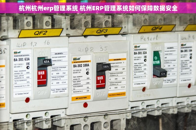 杭州杭州erp管理系统 杭州ERP管理系统如何保障数据安全