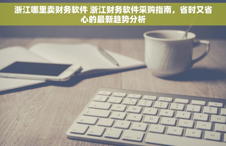 浙江哪里卖财务软件 浙江财务软件采购指南，省时又省心的最新趋势分析