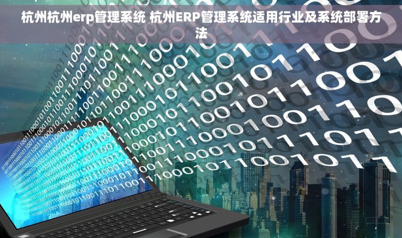杭州杭州erp管理系统 杭州ERP管理系统适用行业及系统部署方法