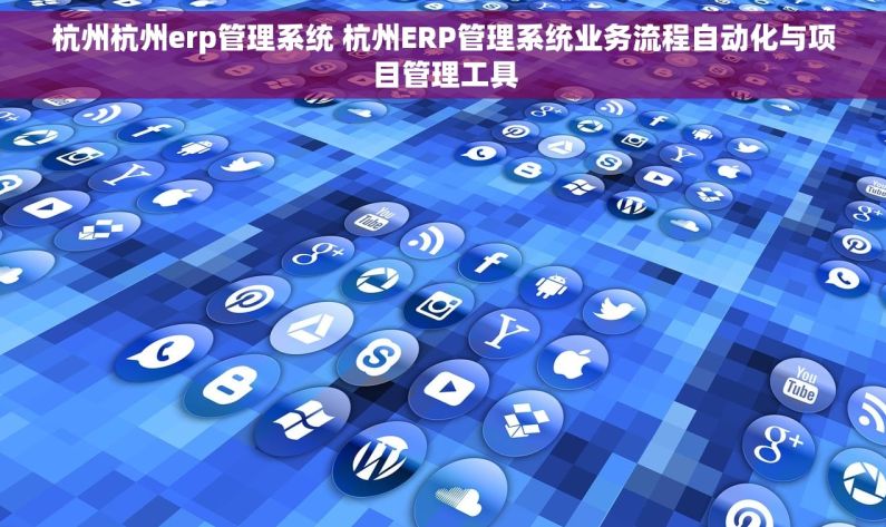 杭州杭州erp管理系统 杭州ERP管理系统业务流程自动化与项目管理工具