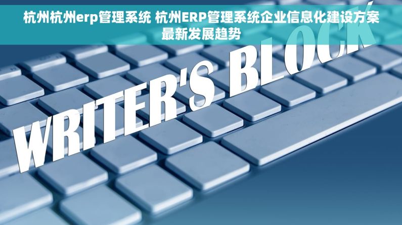 杭州杭州erp管理系统 杭州ERP管理系统企业信息化建设方案最新发展趋势