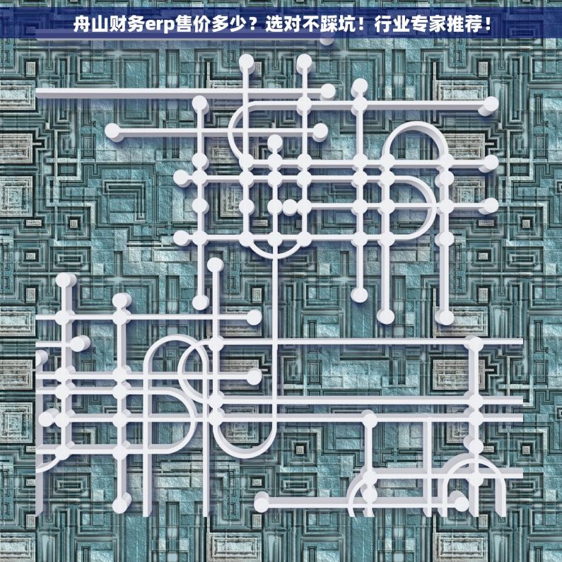 舟山财务erp售价多少？选对不踩坑！行业专家推荐！