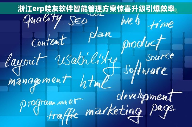浙江erp皖友软件智能管理方案惊喜升级引爆效率