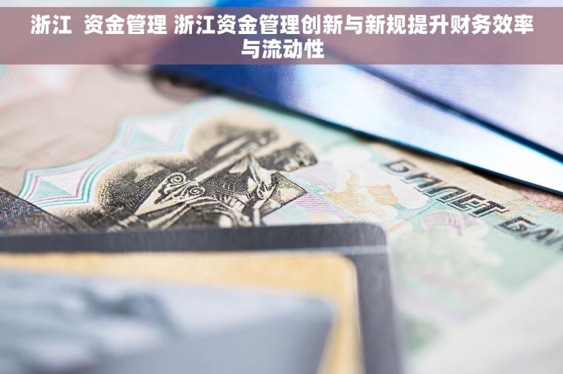 浙江  资金管理 浙江资金管理创新与新规提升财务效率与流动性