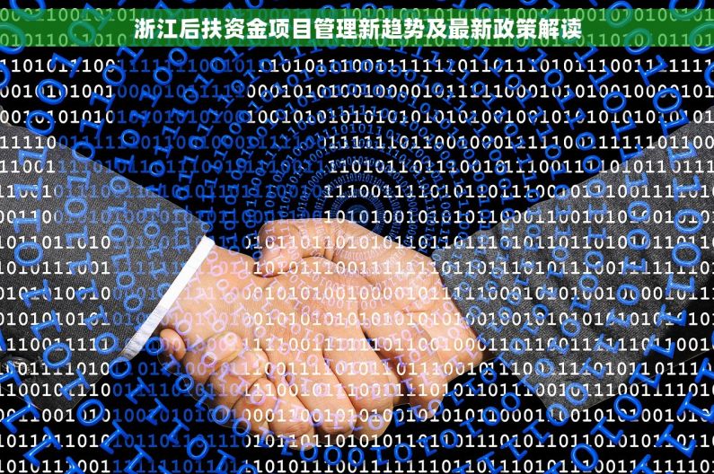 浙江后扶资金项目管理新趋势及最新政策解读