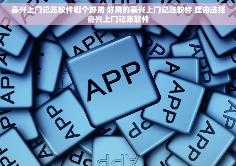 嘉兴上门记账软件哪个好用 好用的嘉兴上门记账软件 理由选择嘉兴上门记账软件