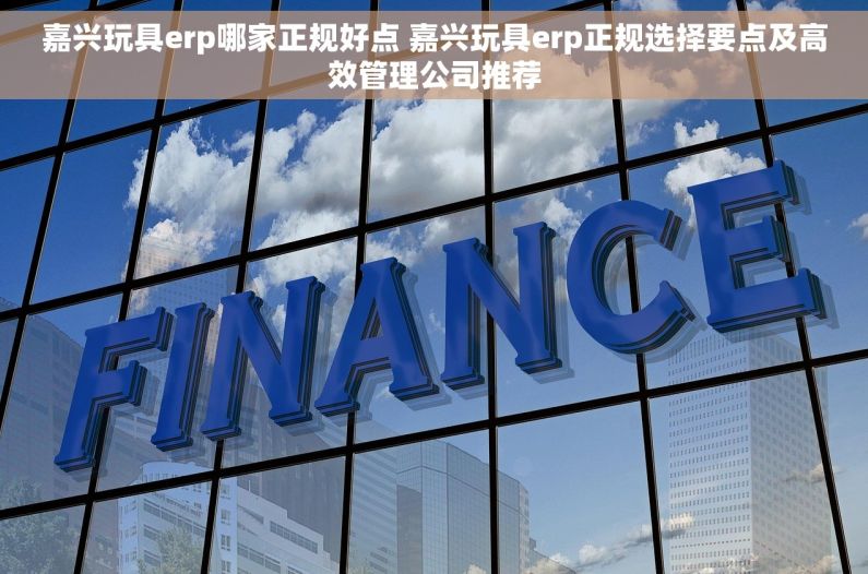 嘉兴玩具erp哪家正规好点 嘉兴玩具erp正规选择要点及高效管理公司推荐