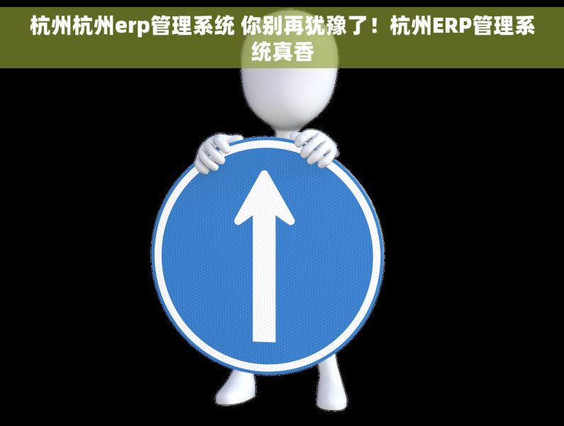 杭州杭州erp管理系统 你别再犹豫了！杭州ERP管理系统真香