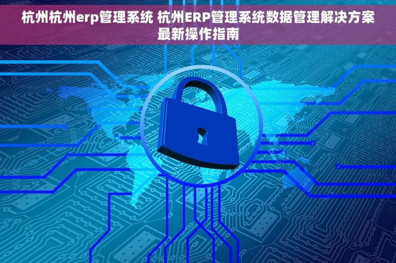 杭州杭州erp管理系统 杭州ERP管理系统数据管理解决方案最新操作指南