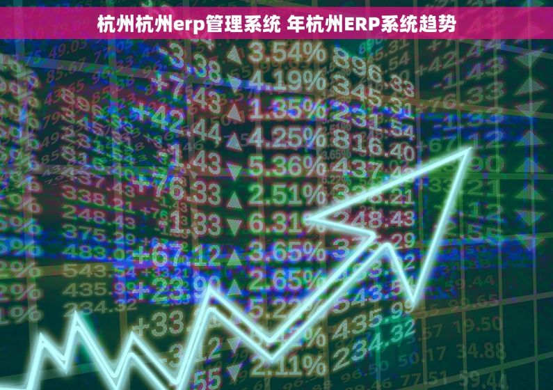 杭州杭州erp管理系统 年杭州ERP系统趋势