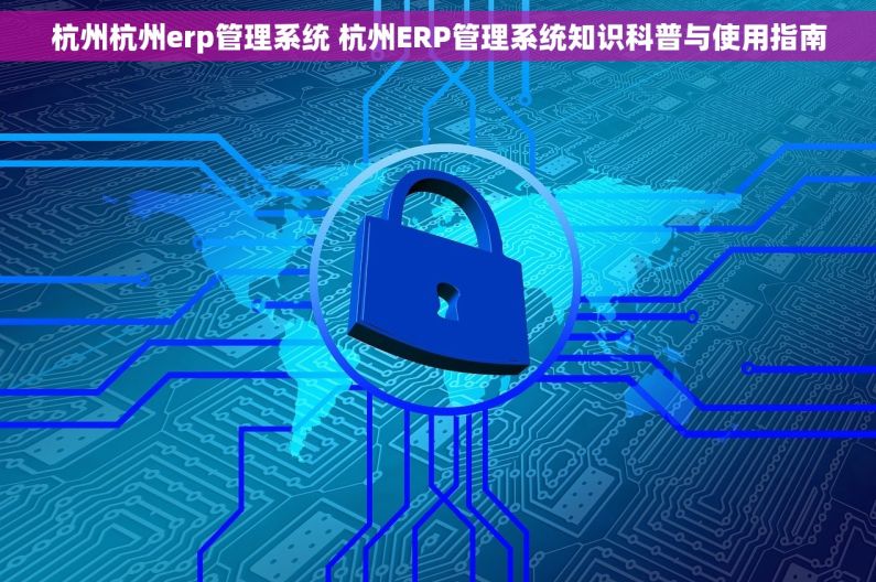 杭州杭州erp管理系统 杭州ERP管理系统知识科普与使用指南