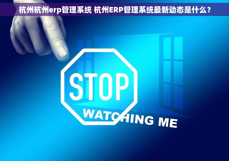 杭州杭州erp管理系统 杭州ERP管理系统最新动态是什么？