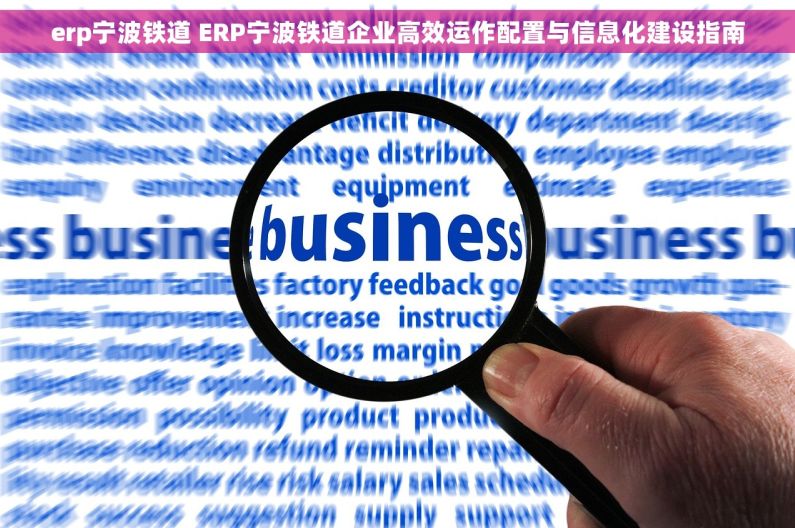 erp宁波铁道 ERP宁波铁道企业高效运作配置与信息化建设指南