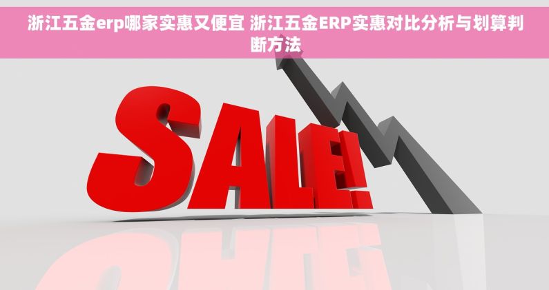 浙江五金erp哪家实惠又便宜 浙江五金ERP实惠对比分析与划算判断方法