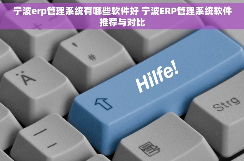 宁波erp管理系统有哪些软件好 宁波ERP管理系统软件推荐与对比