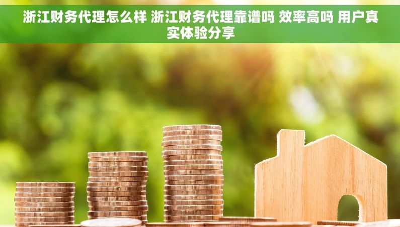浙江财务代理怎么样 浙江财务代理靠谱吗 效率高吗 用户真实体验分享