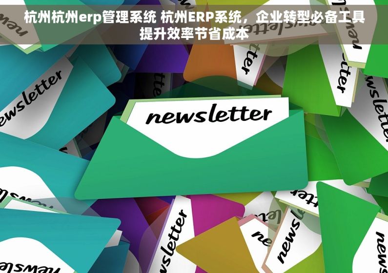 杭州杭州erp管理系统 杭州ERP系统，企业转型必备工具提升效率节省成本