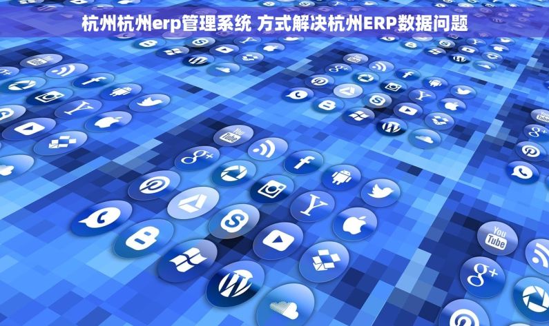 杭州杭州erp管理系统 方式解决杭州ERP数据问题