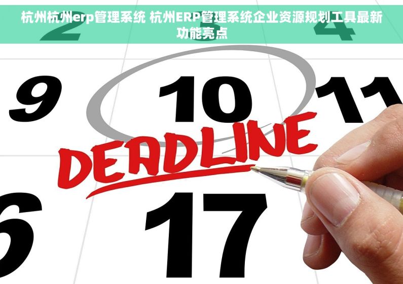 杭州杭州erp管理系统 杭州ERP管理系统企业资源规划工具最新功能亮点