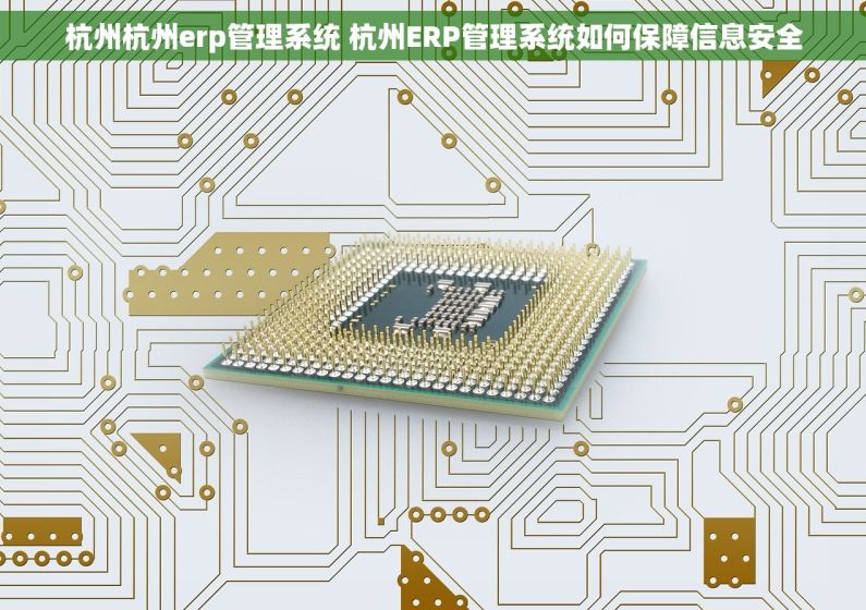 杭州杭州erp管理系统 杭州ERP管理系统如何保障信息安全