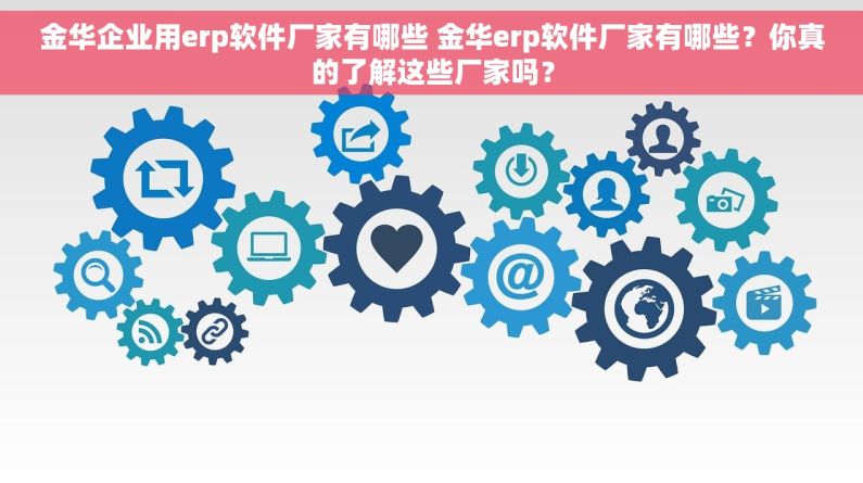 金华企业用erp软件厂家有哪些 金华erp软件厂家有哪些？你真的了解这些厂家吗？